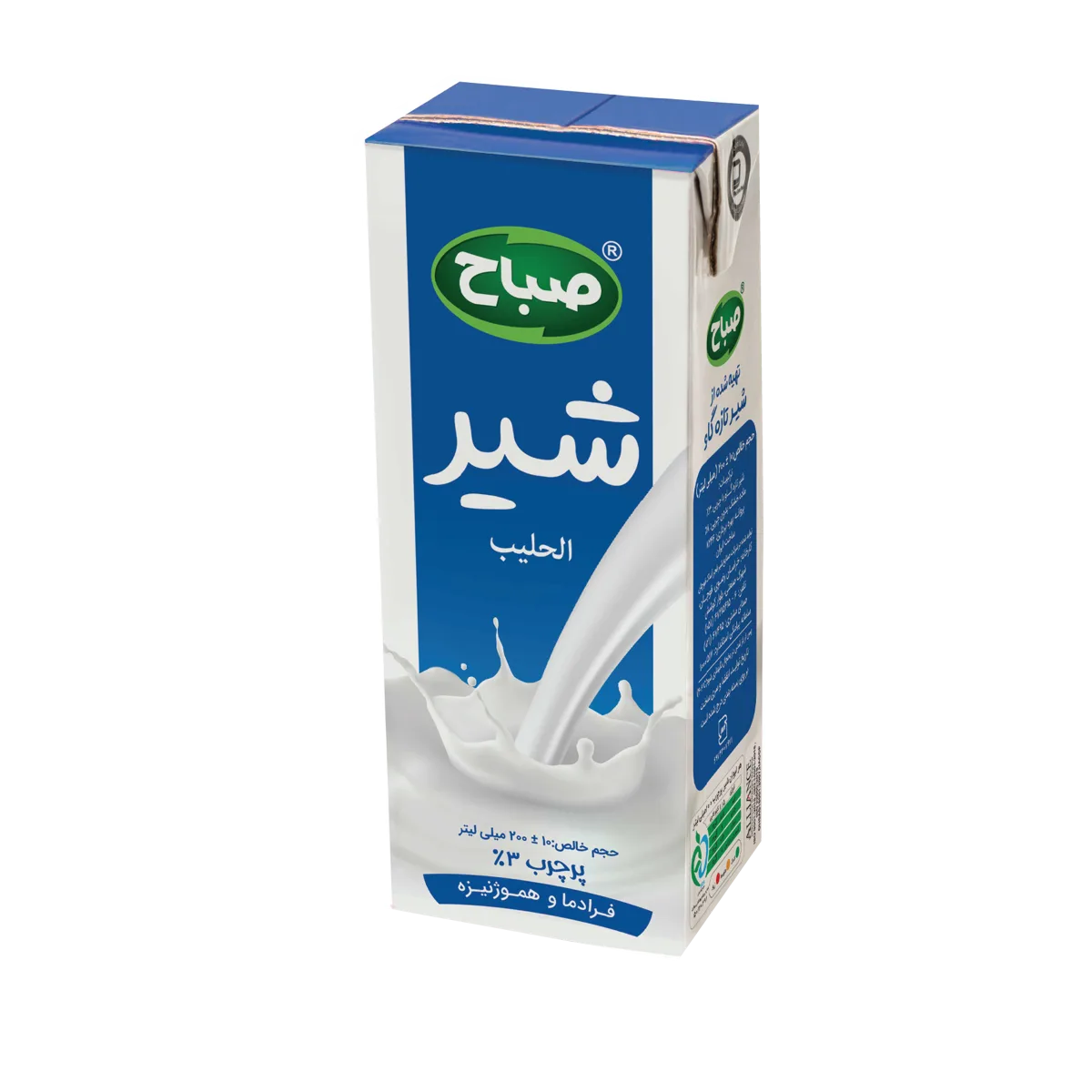 شیر فرادما پرچرب ۲۰۰ میلیلیتر