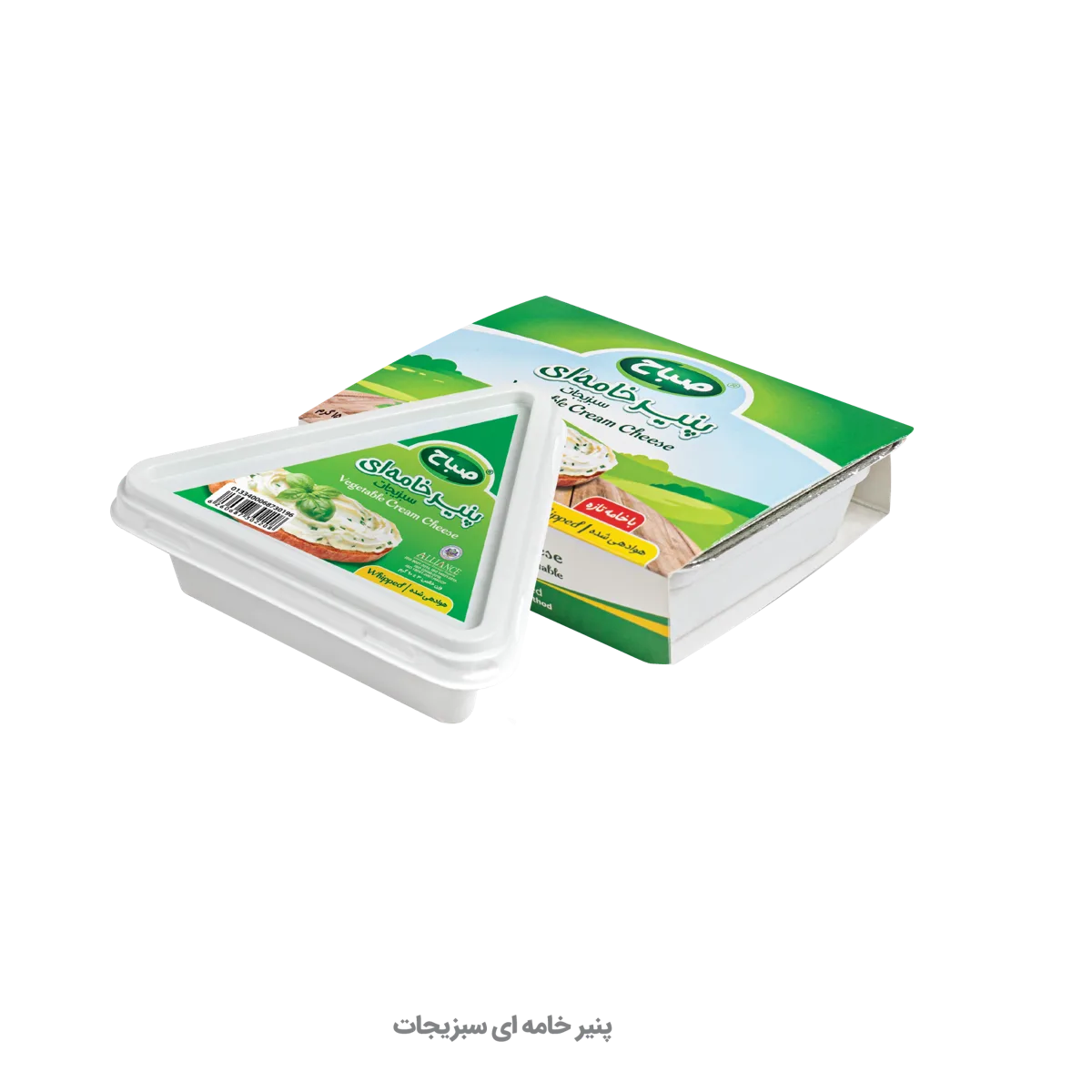 پنیر خامهای سبزیجات